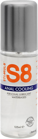 S8 Cooling WB Anal Lube 125ml Sex Adult Pleasure Orgasm