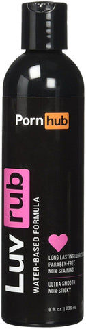 LuvRub Water Based Lube 236mL Sex Toy Adult Pleasure