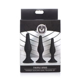 Triple Spire Tapered Anal Trainer Set