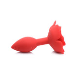 Booty Bloom Silicone Rose Plug Medium Red