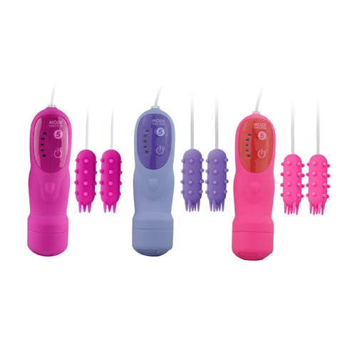 Dual Mini Nubby Bullets (Pink) Sex Toy Adult Pleasure