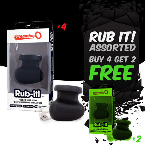 Rub It! Charged Vibe Asst (Buy 4 Get 2 Free)