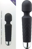 Rechargeable Wand (Black) Vibrator Dildo Sex Adult Pleasure Orgasm