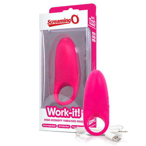 Work-It! Charged Ring (Pink) Sex Toy Adult Orgasm Pleasure