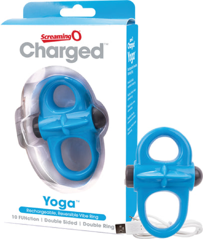Yoga Ring (Blue) Cock Ring Sex Toy Adult Orgasm Pleasure