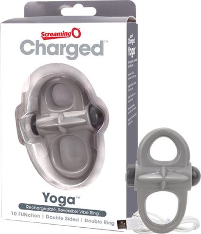 Yoga Ring (Grey) Cock Ring Sex Toy Adult Orgasm Pleasure