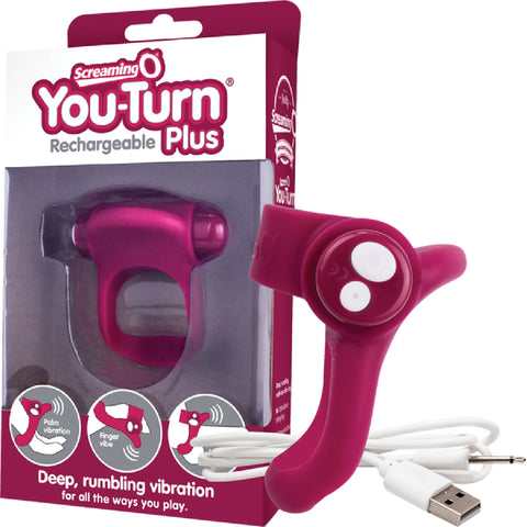 You-Turn Rechargeable Plus (Merlot) Sex Toy Adult Orgasm Pleasure