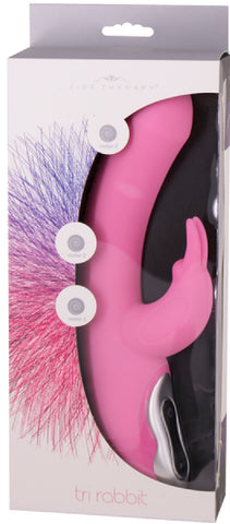 Tri-Rabbit (Pink) Vibrator Sex Toy Adult Orgasm
