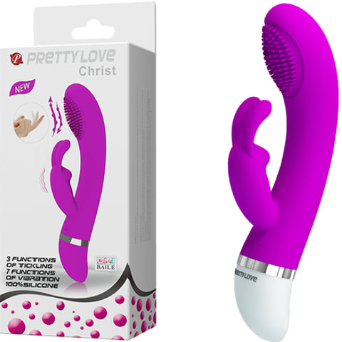 Rechargeable Christ (Purple) Vibrator Dildo Sex Adult Pleasure Orgasm