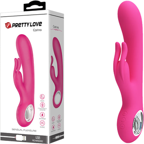 Rechargeable Carina (Pink) Vibrator Dildo Sex Adult Pleasure Orgasm