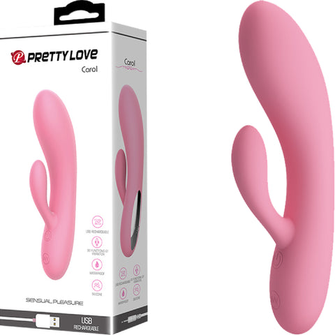 Rechargeable Carol (Pink) Vibrator Dildo Sex Adult Pleasure Orgasm