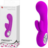 Rechargeable Valentine (Purple) Vibrator Dildo Sex Adult Pleasure Orgasm