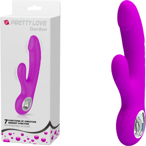 Rechargeable Gordon (Purple) Vibrator Dildo Sex Adult Pleasure Orgasm