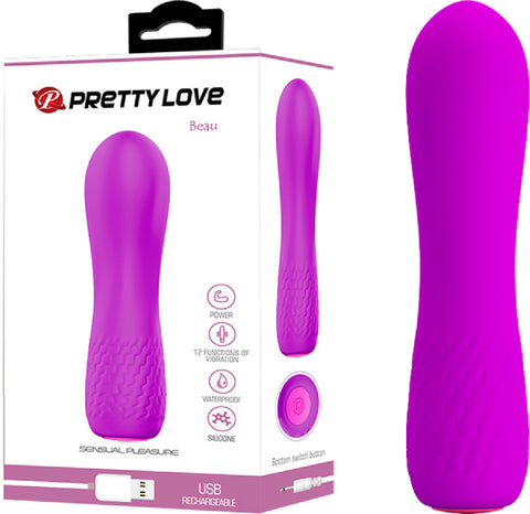 Rechargeable Beau (Purple) Sex Adult Pleasure Orgasm