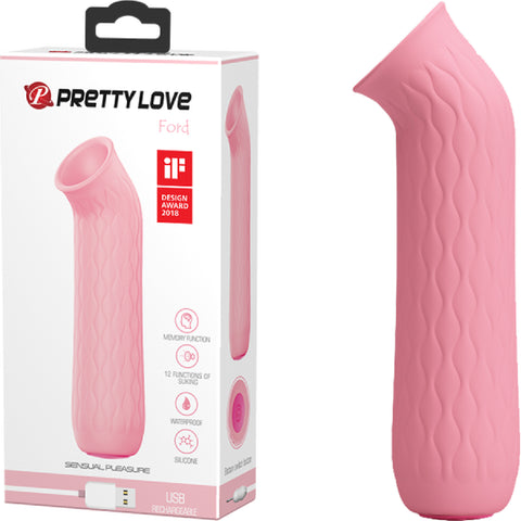 Rechargeable Ford (Light Pink) Vibrator Dildo Sex Adult Pleasure Orgasm