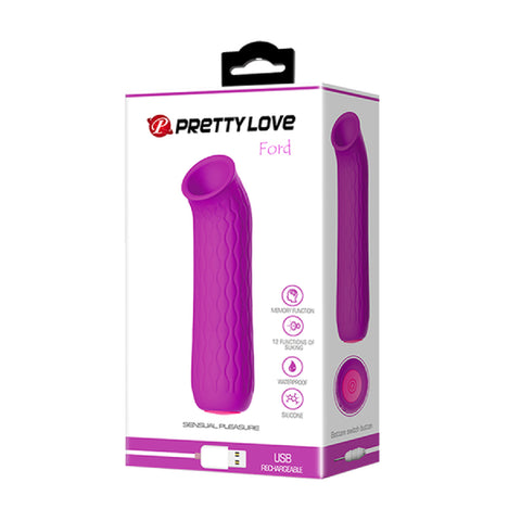 Rechargeable Ford (Purple) Vibrator Dildo Sex Adult Pleasure Orgasm