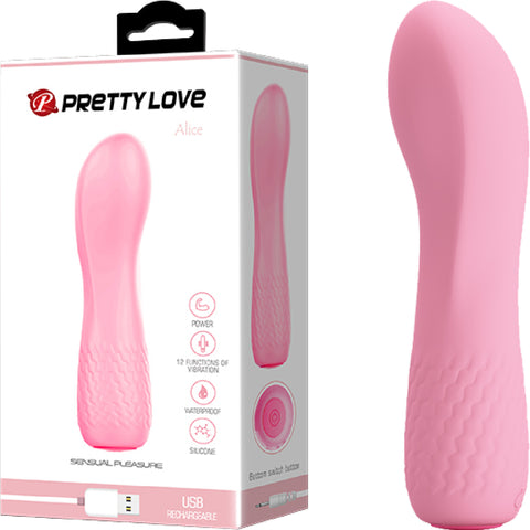 Rechargeable Alice (Light Pink) Sex Adult Pleasure Orgasm