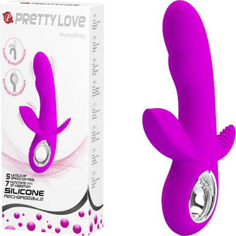 Rechargeable Humphray (Purple) Vibrator Dildo Sex Adult Pleasure Orgasm