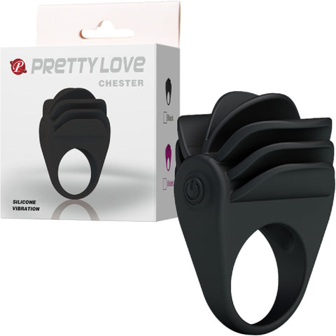 Chester Cockring (Black) Sex Toy Adult Pleasure