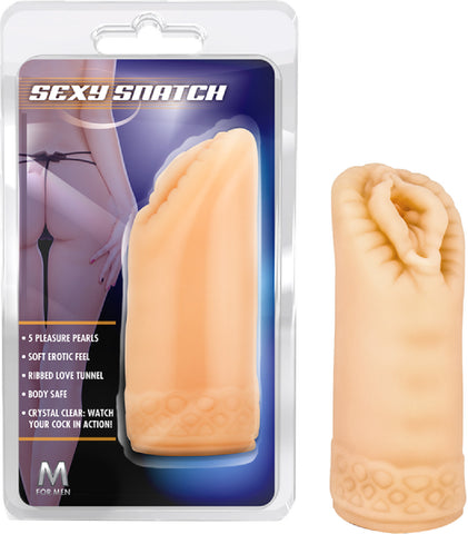 Sexy Snatch Masturbator Sex Toy Adult Pleasure Sleeve (Flesh)