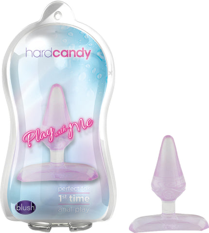 Hard Candy Anal Sex Toy Pleasure Butt Plug (Purple)