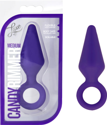 Luxe Candy Rimmer Sex Toy Anal Plug Pleasure Small (Purple)