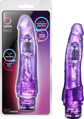 Vibe 7 Multi Function Speed Vibrator Dildo Dong Sex Toy Adult Pleasure (Purple)