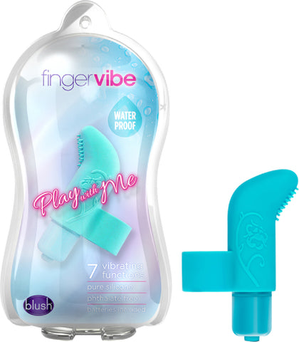 Finger Vibe Multi Function Vibrator Massager Pleasure Sex Toy (Blue)