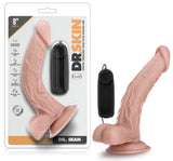 Dr. Sean - 8" Vibrating Cock With Suction Cup (Vanilla)