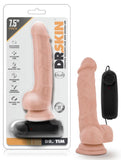 Dr. Tim - 7.5" Vibrating Cock With Suction Cup (Vanilla)