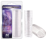 Stroke Sleeve Masturbator Sex Toy Adult Pleasure  (Clear)