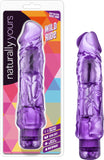 Naturally Yours Wild Ride Multi Function Vibrator Dildo Dong Sex Toy Adult Pleasure (Purple)