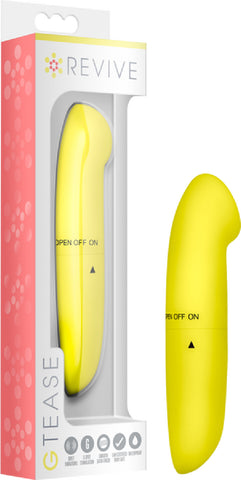Revive G Tease Quiet Vibrator Pleasure Sex Adult Toy (Mimosa Yellow)