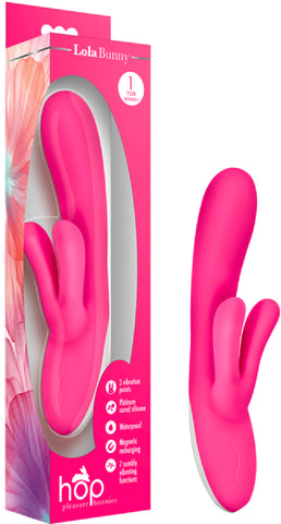 Lola Bunny Multi Vibrator Dildo Rabbit Sex Toy Adult Pleasure (Hot Pink)
