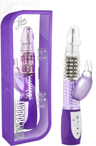 Luxe Rabbit Multi Vibrator Sex Toy Adult Pleasure (Purple)