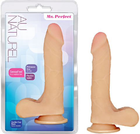 Mister Perfect Dildo Dong Suction Sex Toy Adult Pleasure (Flesh)