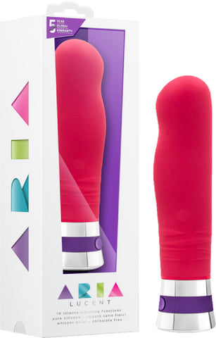 Aria  Lucent Multi Function Vibrator Sex Toy Adult Pleasure (Cerise)