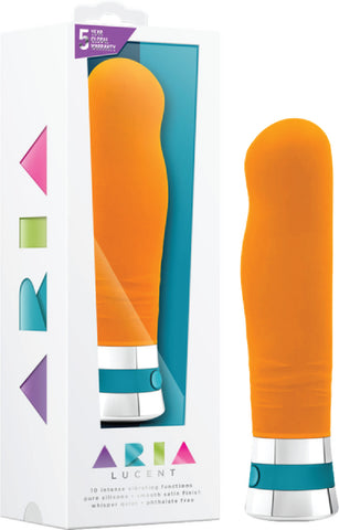 Aria  Lucent Multi Function Vibrator Sex Toy Adult Pleasure (Tangerine)
