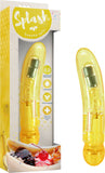 Splash  Banana Split Multi Speed Pleasure Sex Toy Dildo Vibrator (Yellow)