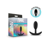 Anal Adventures Platinum Silicone Vibra Slim Plug Small