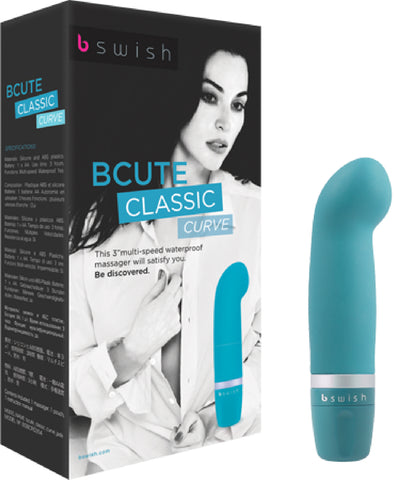BCUTE Classic Curve Multi Speed Vibrator Pleasure Toy by Bswish Jade (Blue)