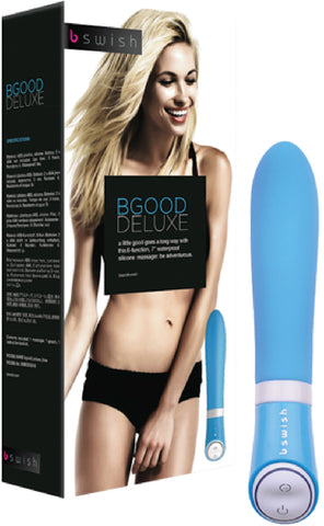 BGOOD - Deluxe Multi Function Vibrator pleasure Sex Toy  by Bswish Blue (Blue)