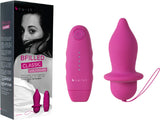 BFILLED Classic Multi Speed Remote Vibrator Pleasure Toy Plug Rose (Pink)