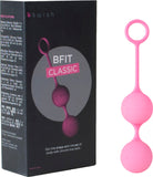 BFIT Classic Weighted Silicone Kegel Love Balls Build Strength Powder Pink (Pink)