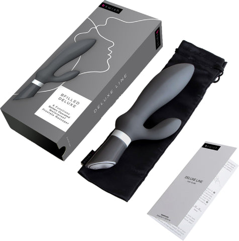 BFilled Deluxe Multi Vibrator Rabbit Prostate Massager (Slate)