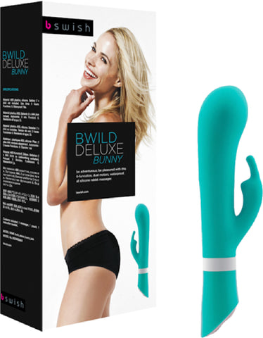 BWILD Deluxe Bunny Multi Function Please Sex Toy by Bswish Jade (Green)