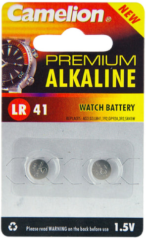 Alkaline LR41 BP2 (20 Pack)