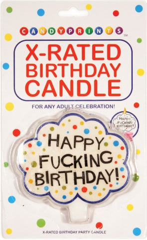 X-Rated Birthday Party Candle