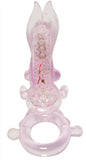 Funny Bunny Vibe Cock Ring (Purple) Sex Toy Adult Pleasure