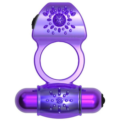 Cliff Vibrating Cock Ring (Purple) Sex Toy Adult Pleasure